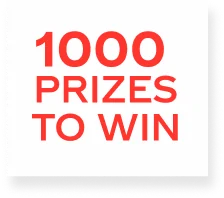 1000 prizes to win