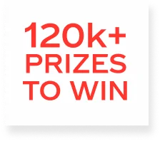 120+ prizes to win
